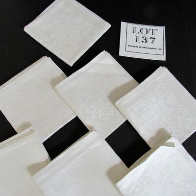 Lot of 10 Vintage Fancy Cloth Napkins or Placemats