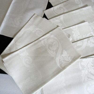 Lot of 9 Vintage Czechoclovakia Cloth Place Mats or Napkins