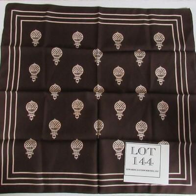 Nice Quality Ladies Scarf, Hot Air Balloon Theme, Made in Italy