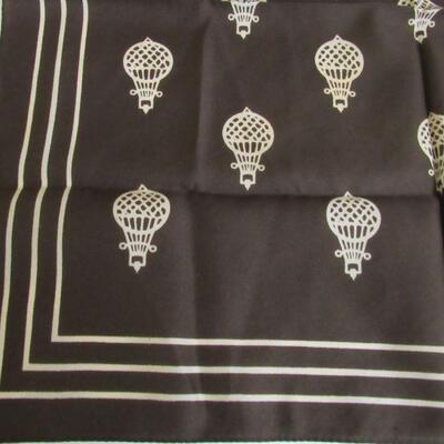 Nice Quality Ladies Scarf, Hot Air Balloon Theme, Made in Italy