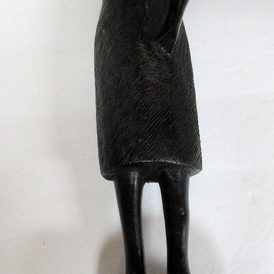 Vintage Hand Carved 13" Tall Figure, Besmo Kenya