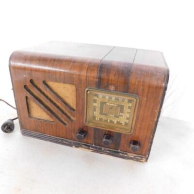 Antique 1930's Art Deco Crosley Fiver Radio