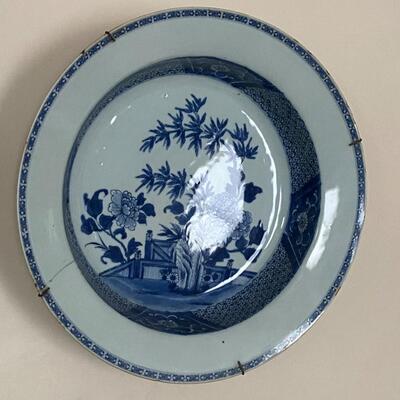 Circa 18th Century China ~ Porcelain ~3 pieces ~ Willow & Peony design