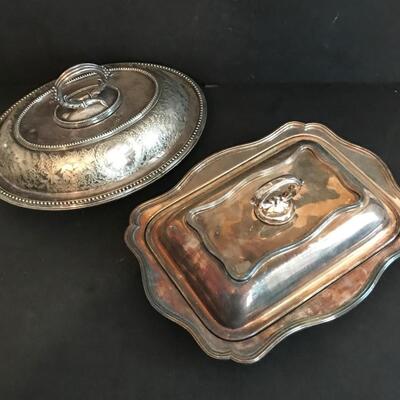 Silver plate  Casserole Serving Pieces
