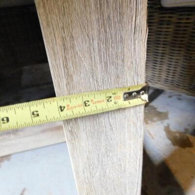 Impressive Restoration Hardware Teak 84" Patio or Deck Table (Table Only)