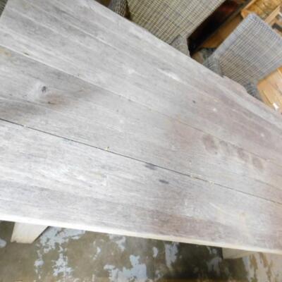 Impressive Restoration Hardware Teak 84" Patio or Deck Table (Table Only)