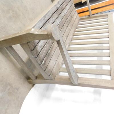 Restoration Hardware Teak Garden or Patio Bench