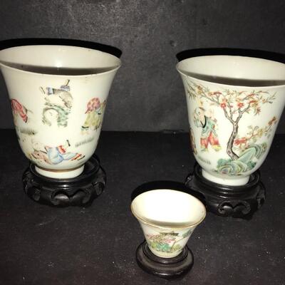 Eastern cups ~ 3 pieces