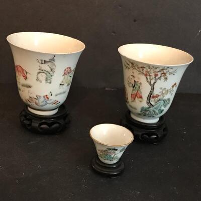 Eastern cups ~ 3 pieces