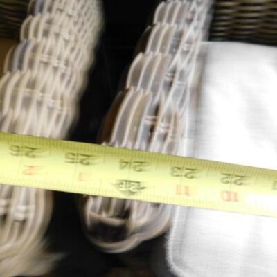 Set of Two Restoration Hardware Composite Wicker Patio or Deck Chairs with Cushion Choice A