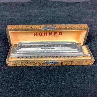 907 Vintage HOHNER Professional Slide Harmonica C