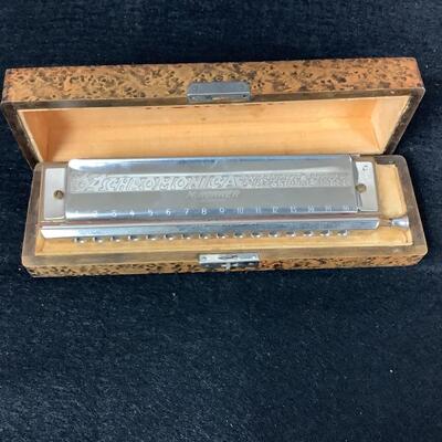 907 Vintage HOHNER Professional Slide Harmonica C