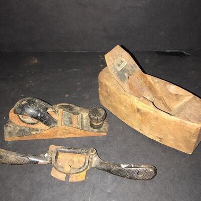 Vintage Hand  Tool lot Planes and more