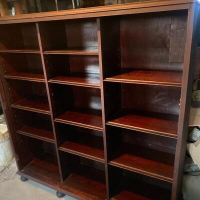 Solid Wood Mahogany Bookcase
