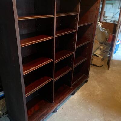 Solid Wood Mahogany Bookcase