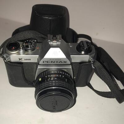 Pentax  Asahi K1000 Camera & Case