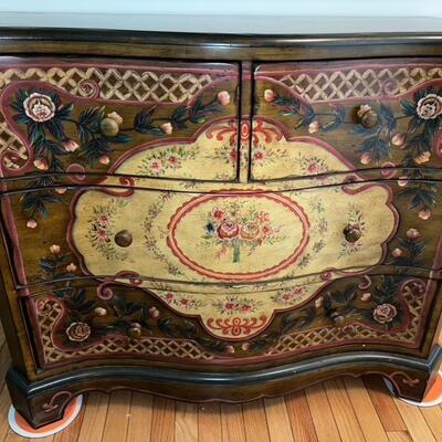 Beautiful Floral Hutch 3 Tier