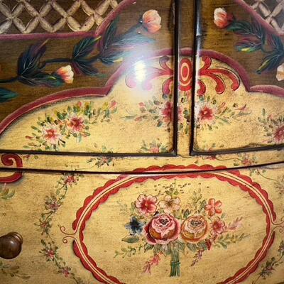 Beautiful Floral Hutch 3 Tier