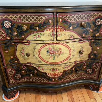 Beautiful Floral Hutch 3 Tier