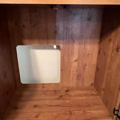 Wooden Computer Desk Cabinet