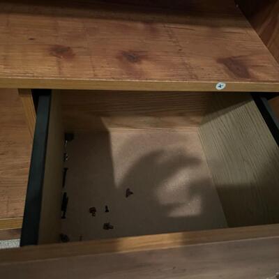 Wooden Computer Desk Cabinet