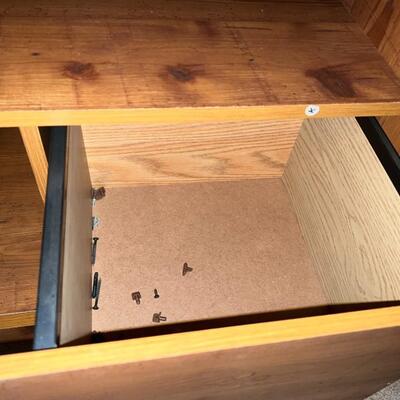 Wooden Computer Desk Cabinet