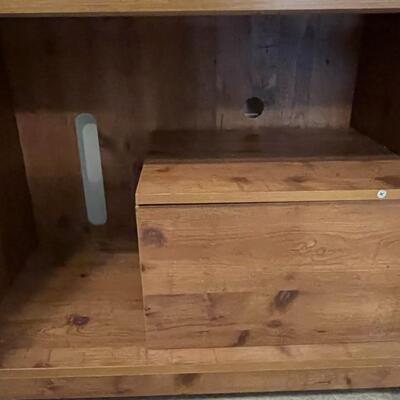 Wooden Computer Desk Cabinet