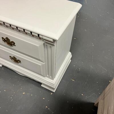 Painted Night Stand Gray 