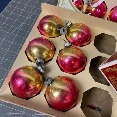 Shiny Bright x-mas Ornaments Pinky/Gold 