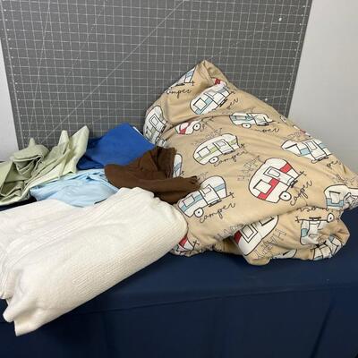 Camper Comforter Plus Sheets items