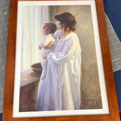 Mother and Child Signed / Poster