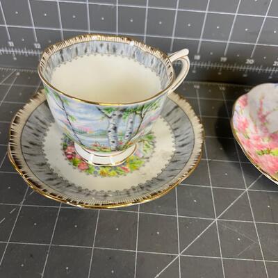 2 Lovely Tea Cups and Saucers, By  Royal Albert 