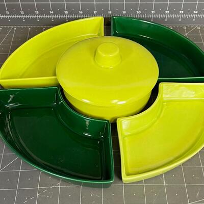 Awesome Ceramic Servicing Items; Lime and Dark Green