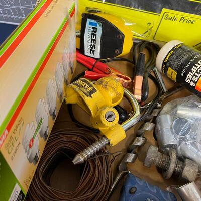 Garage Cleanout Box: Tools, Chemicals, Light Bulbs 