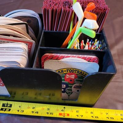 PLASTIC BAR ACCESSORIES CADDY (EVERYTHING PICTURED INCLUDED)