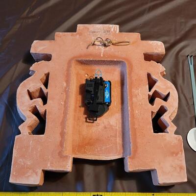 HANDCRAFTED FRONTIER STUDIOS SOUTH WESTERN WALL CLOCK