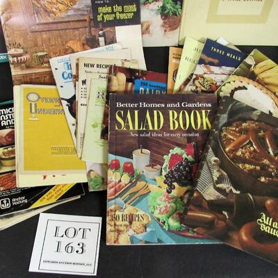 Lot of Vintage Cookbooks and Booklets