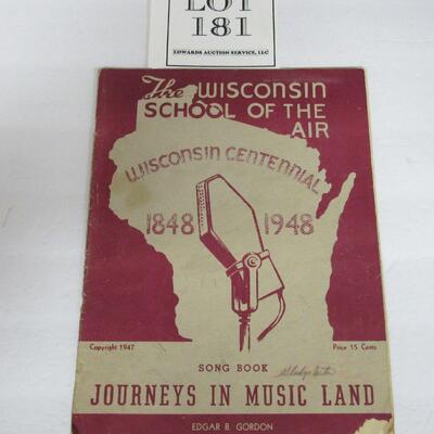WI Centennial 1948 WI School of the Air Music Program, US Madison
