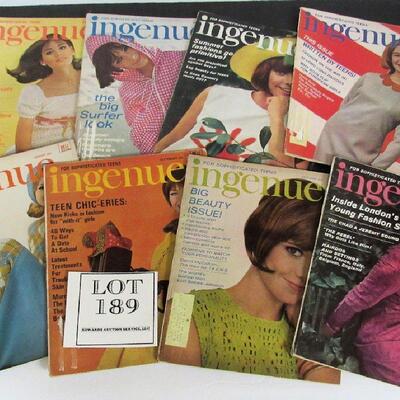 Lot of vintage Ingenue Magazines