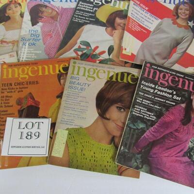 Lot of vintage Ingenue Magazines