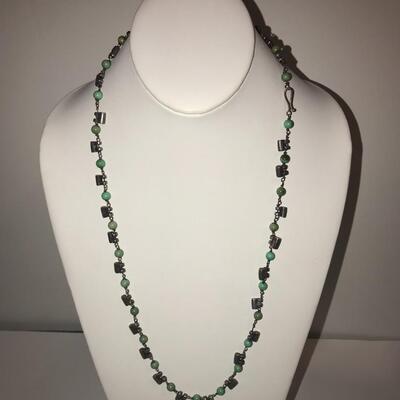 Sterling & Turquoise Necklace 1970s