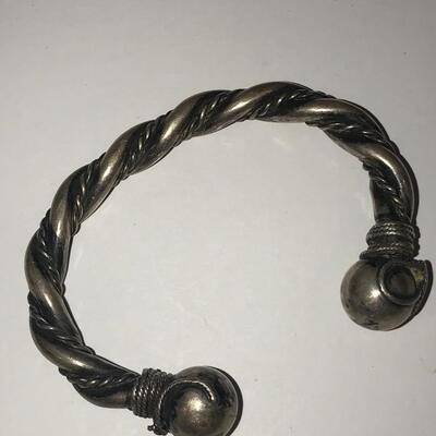 Vintage - 70s - Very Heavy Sterling Cuff Bracelet