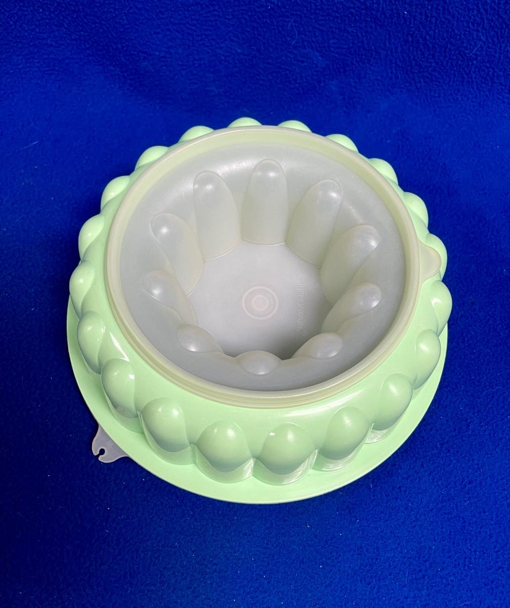 Vintage Pale Green Jello Mold Tupperware Container