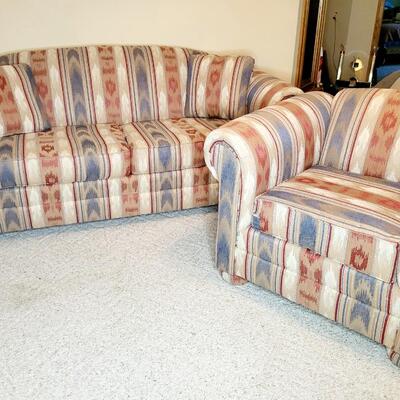 SOUTHWESTERN SOFA & CHAIR SET