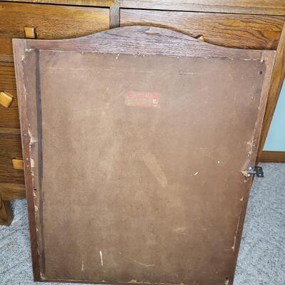BEAUTIFUL ANTIQUE HELMERS DRESSER W/ MIRROR