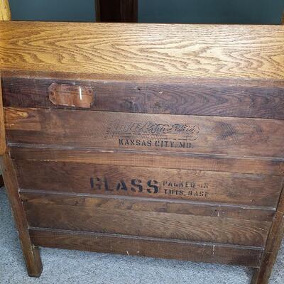 BEAUTIFUL ANTIQUE HELMERS DRESSER W/ MIRROR