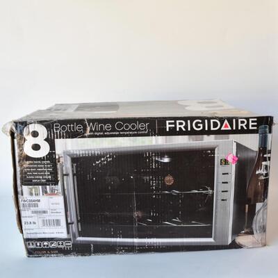 Frigidaire 8 Bottle Wine Cooler - Electric - New Dent'n Scratch