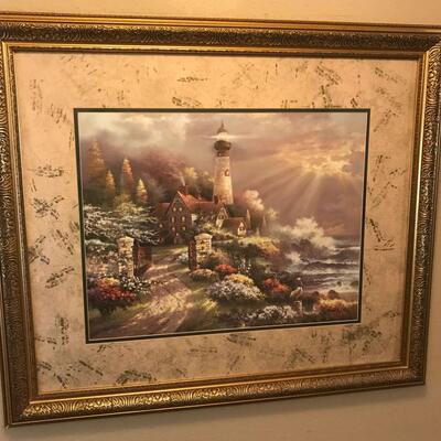 Lighthouse by James Lee - Framed Print - 44" X 38"