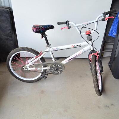 Razor Girls Bike - White Angel - Freestyle - 20" Wheels