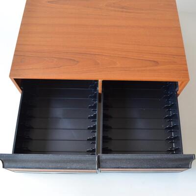VHS Tape Storage Container - 2 Drawers - Holds 24 VHS Tapes